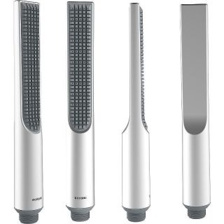 Встраиваемый смеситель для ванны Bossini Apice Z00555.045 с кнопочным переключением на 2 выхода белый матовый